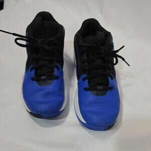 UNDER ARMOUR LOCKDOWN 7 LD7 SIZE 4Y BASKETBALL SHOES Royal Blue Black EUC 4 B1